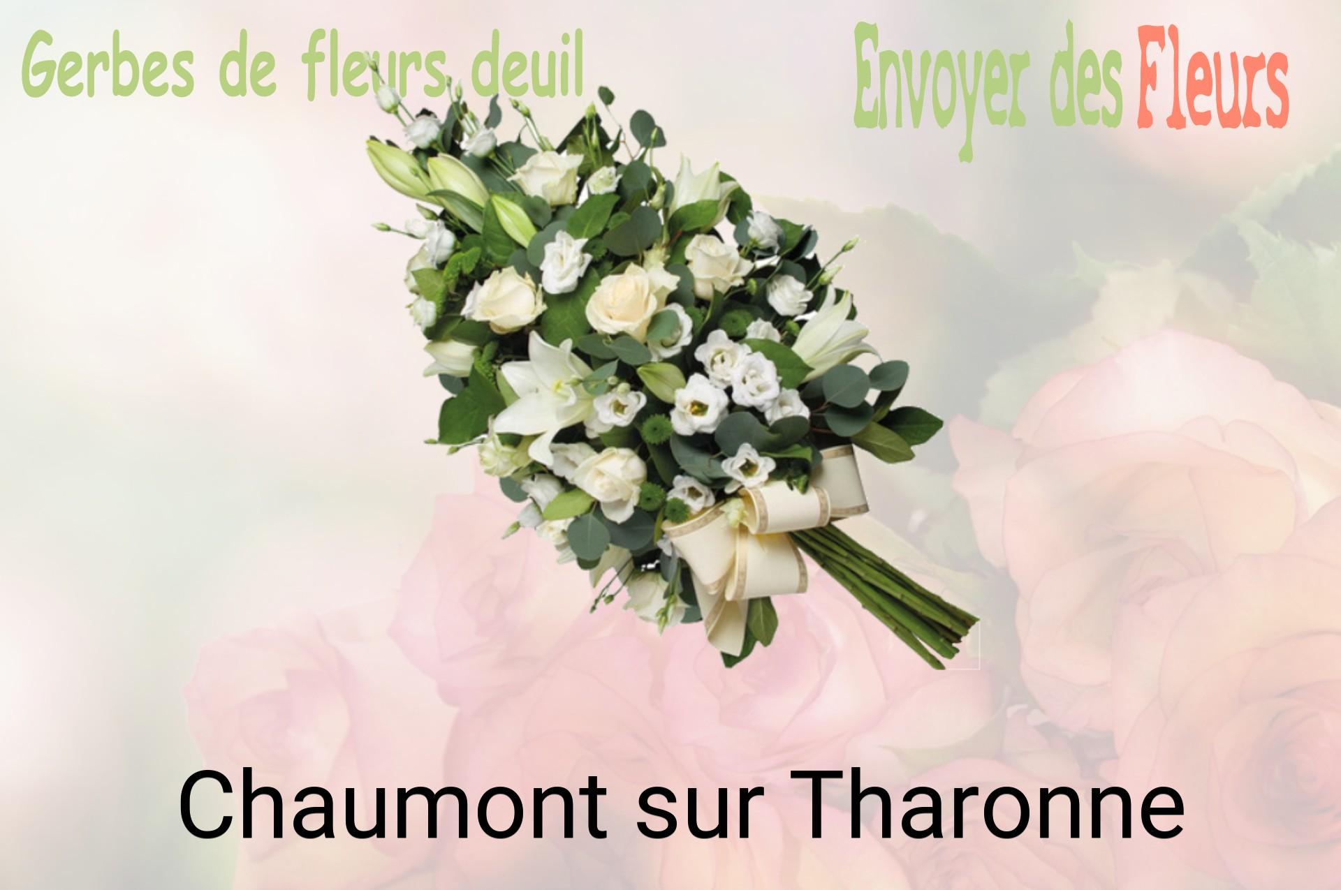 Gerbe de fleurs de deuil livrée à Chaumont-sur-Tharonne
